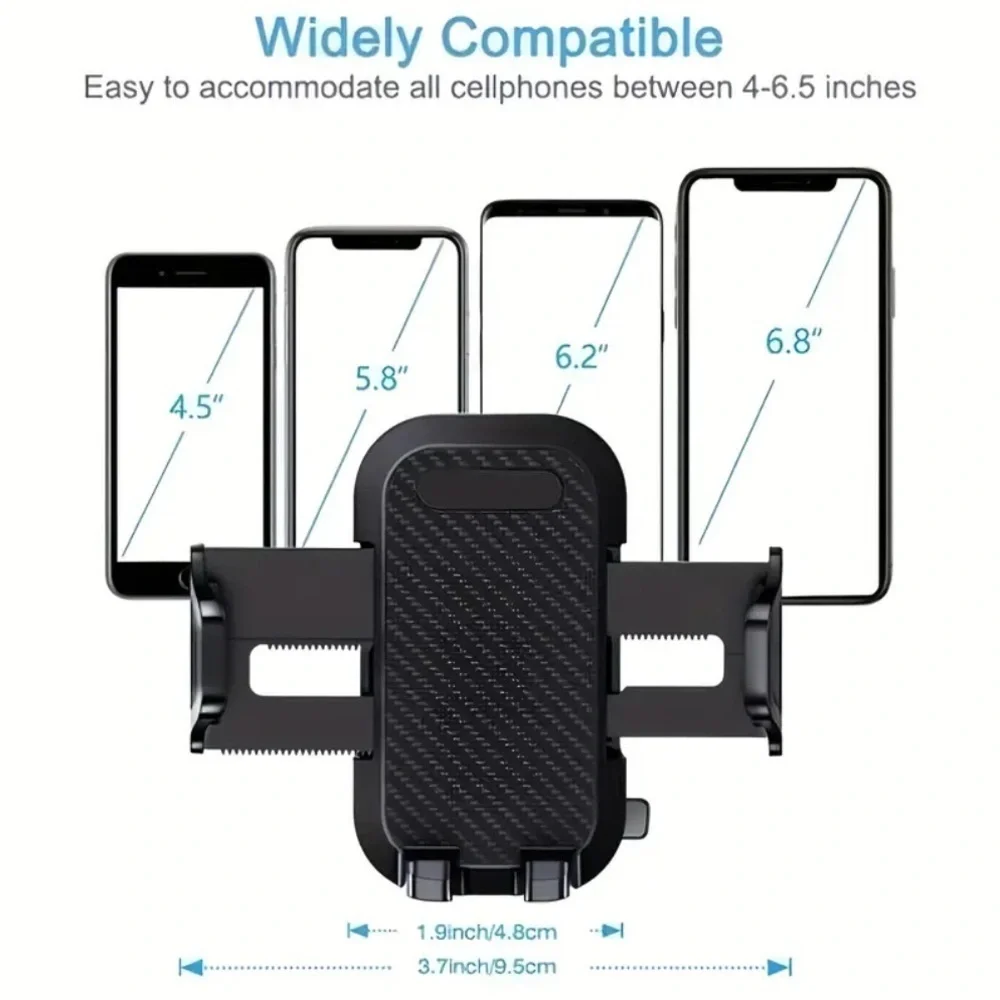 Universal Car Phone Mount Holder – Adjustable Dashboard or Air Vent Stand